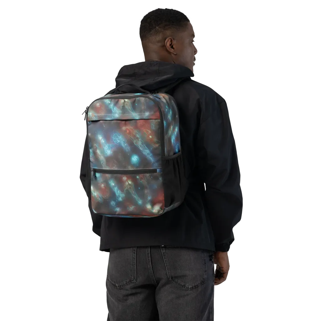 Astral Jellyfish on Utility Backpack — Back