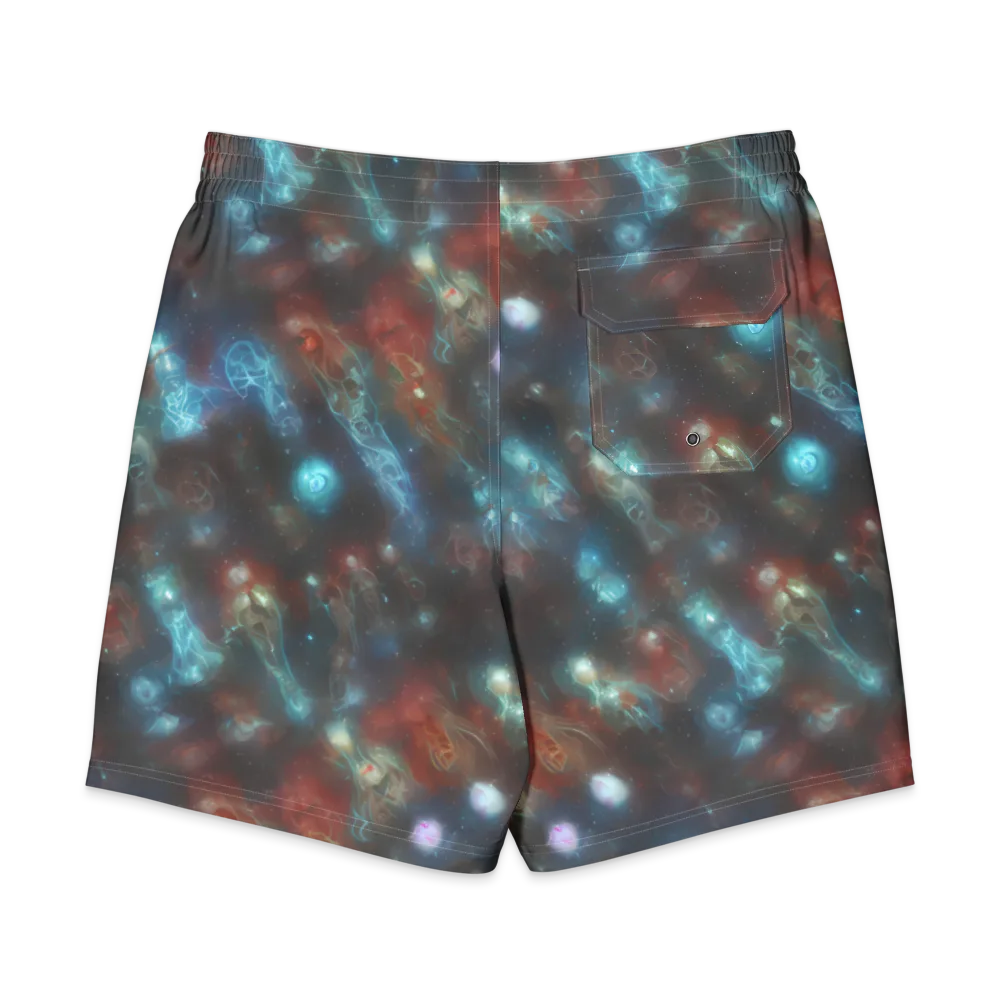 Astral Jellyfish on Men's Board Shorts — Back