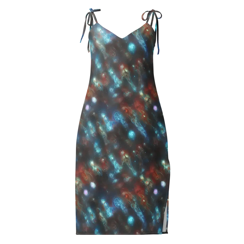Astral Jellyfish on Slip Dress — Front