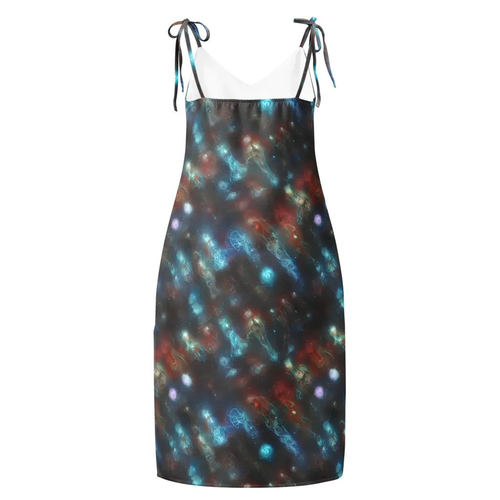 Astral Jellyfish on Slip Dress — Back