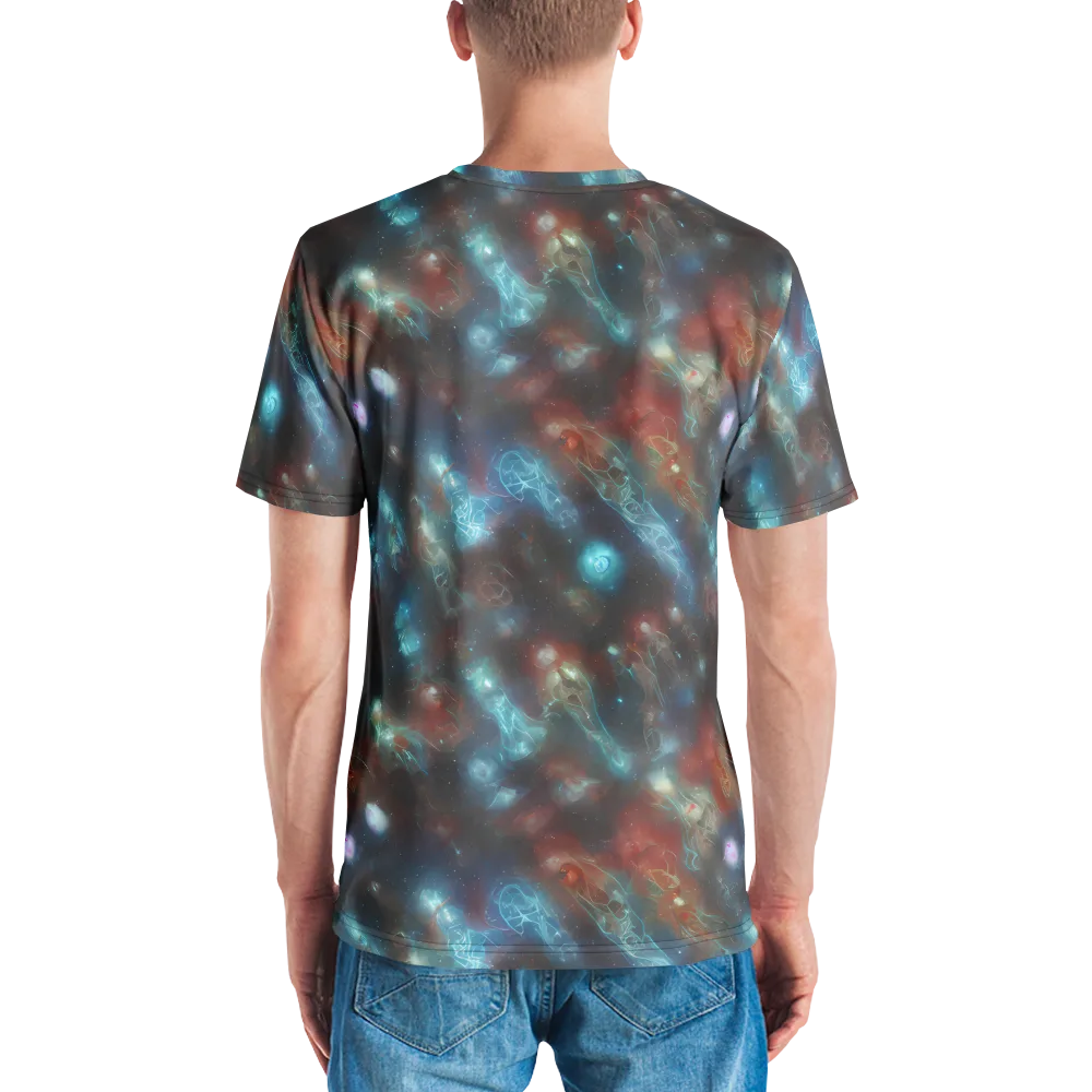 Astral Jellyfish on Men's Crew Neck T-Shirt — Back
