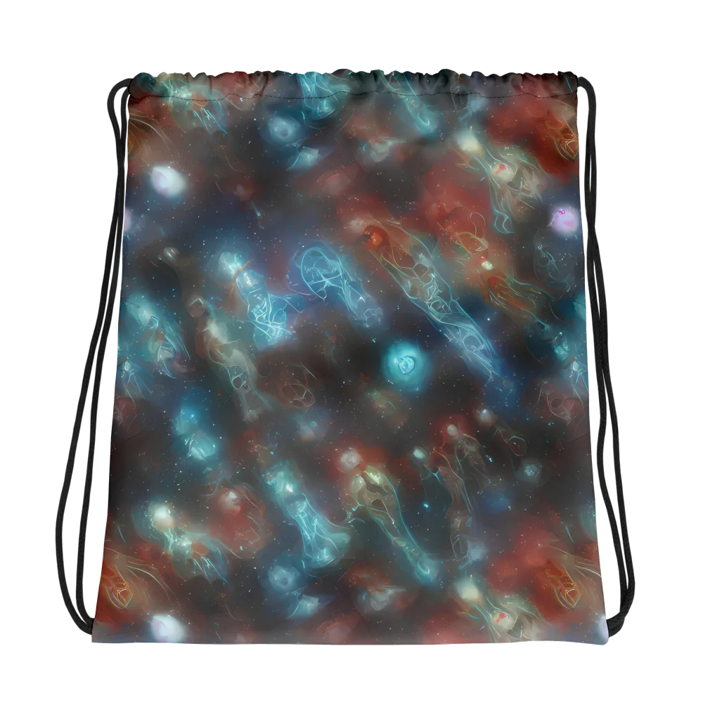 Astral Jellyfish on Drawstring Bag — Photo