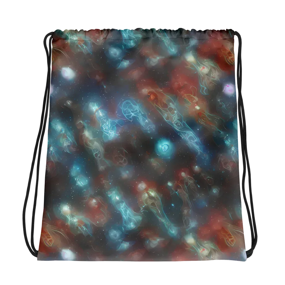 Astral Jellyfish on Drawstring Bag — Photo