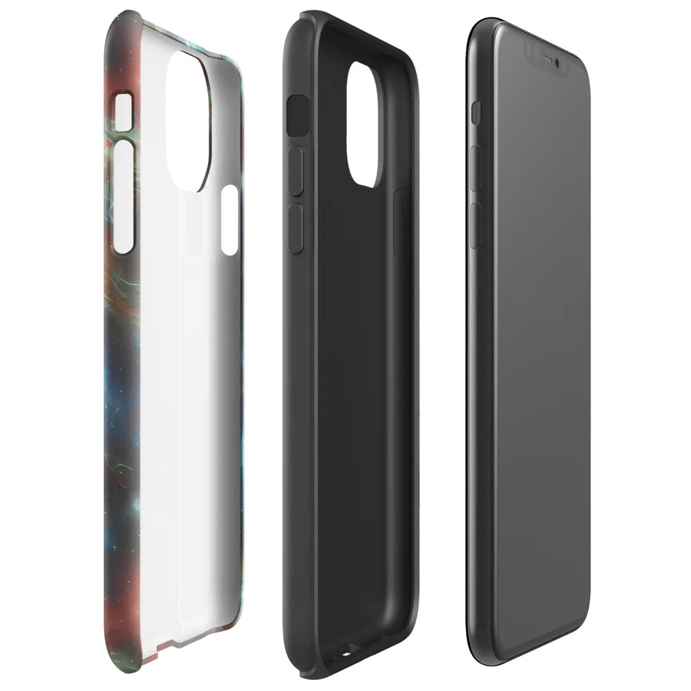 Astral Jellyfish on Tough Case for iPhone® — Right