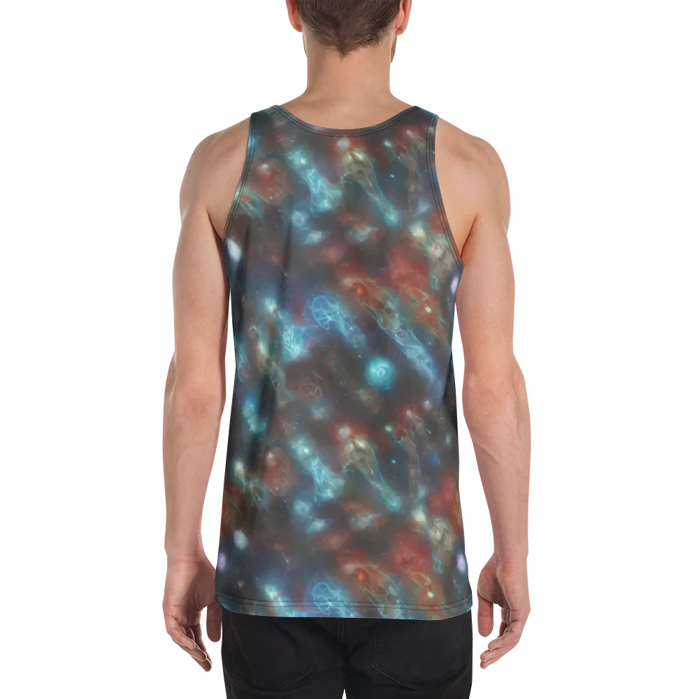 Astral Jellyfish on Men's Tank Top — Back