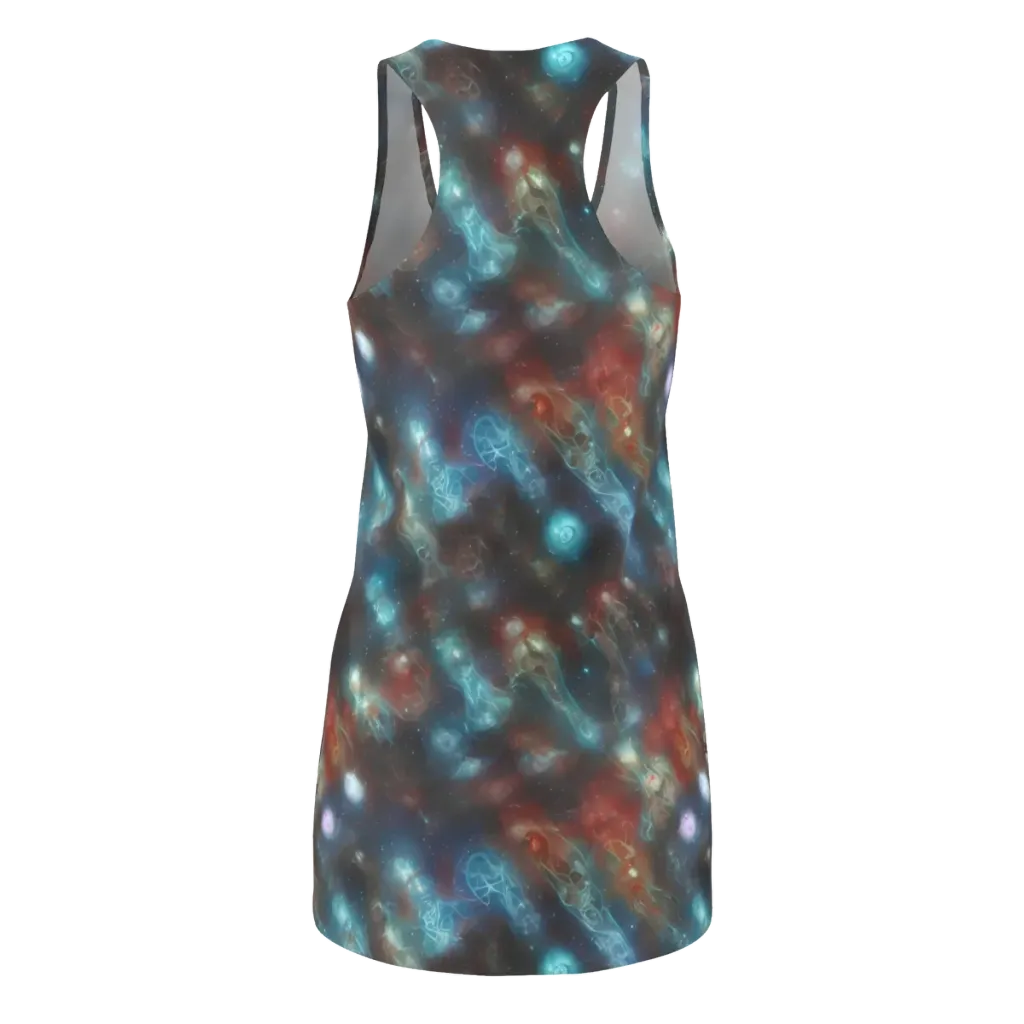 Astral Jellyfish on Racerback Dress — Back