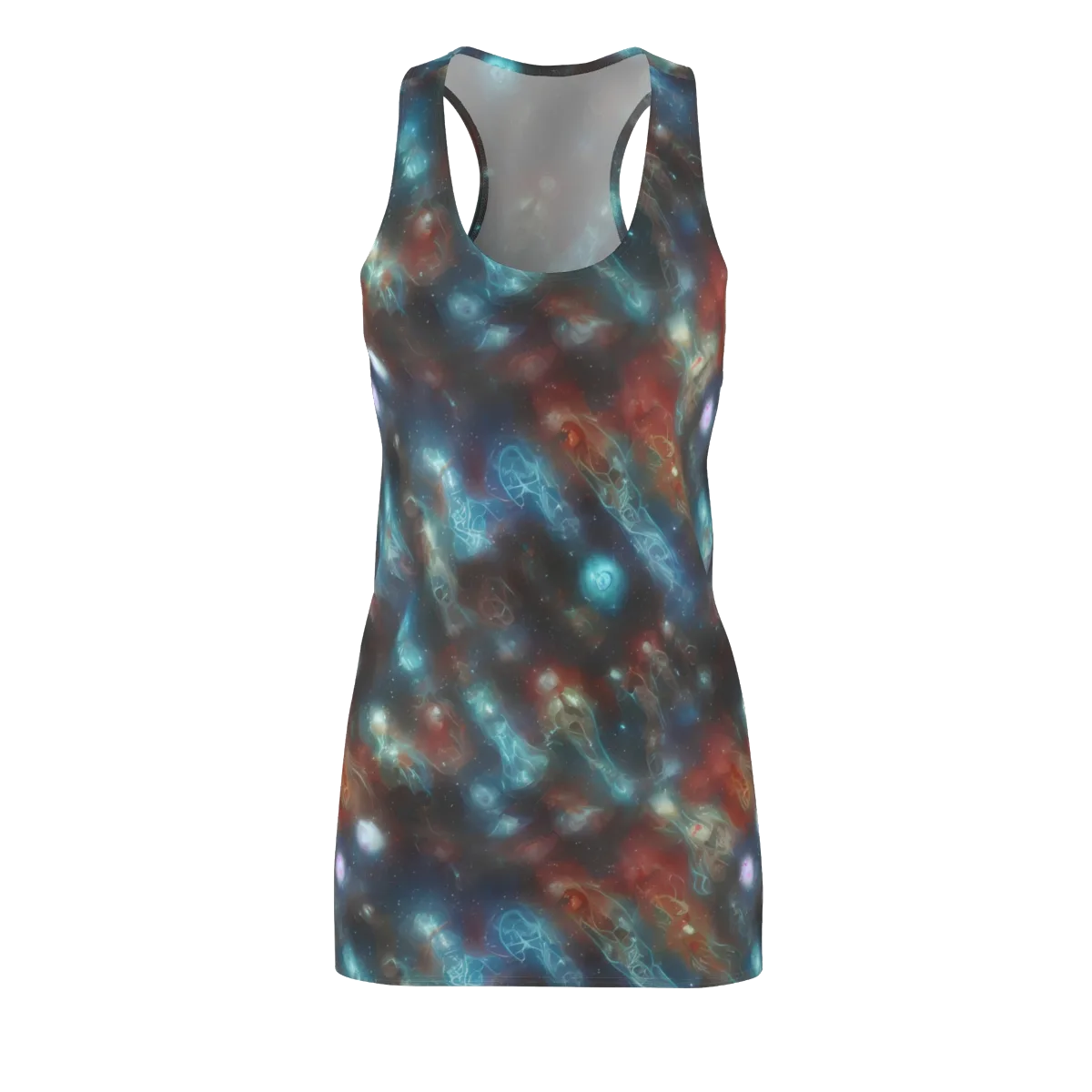 Astral Jellyfish on Racerback Dress — Front