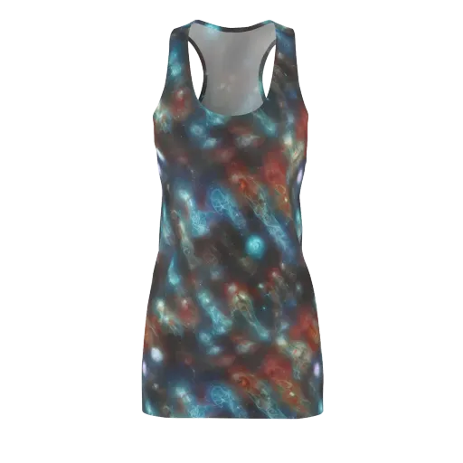 Astral Jellyfish on a Racerback Dress