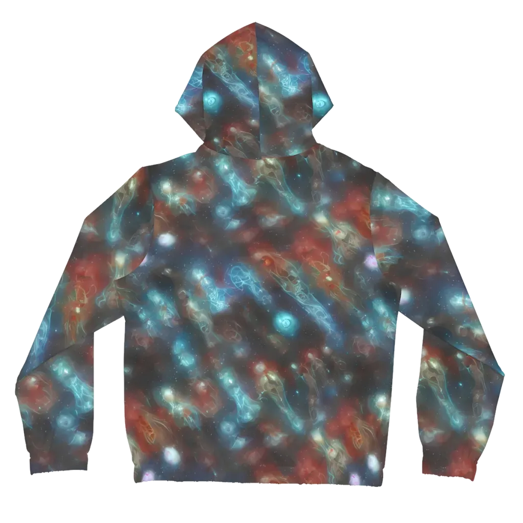 Astral Jellyfish on Women's Full-Zip Hoodie — Back