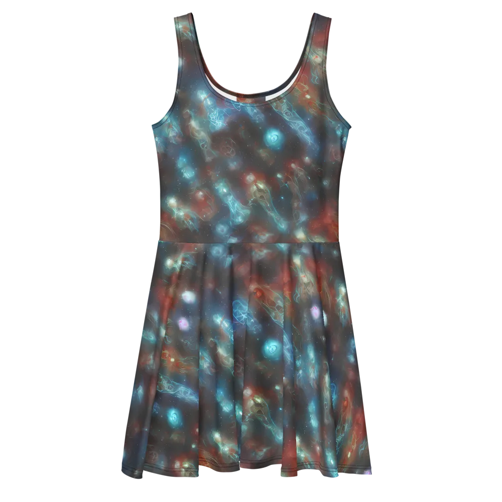 Astral Jellyfish on Skater Dress — Front