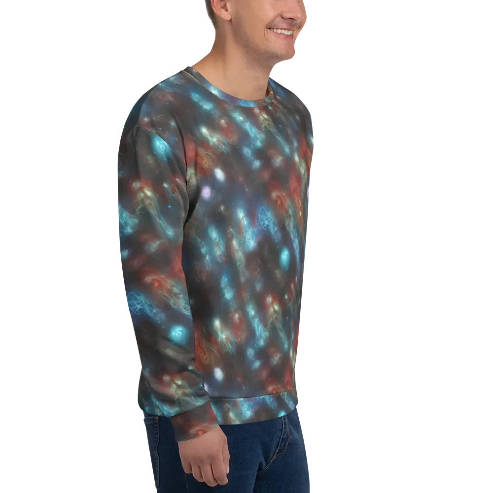 Astral Jellyfish on Sweatshirt — Right Front