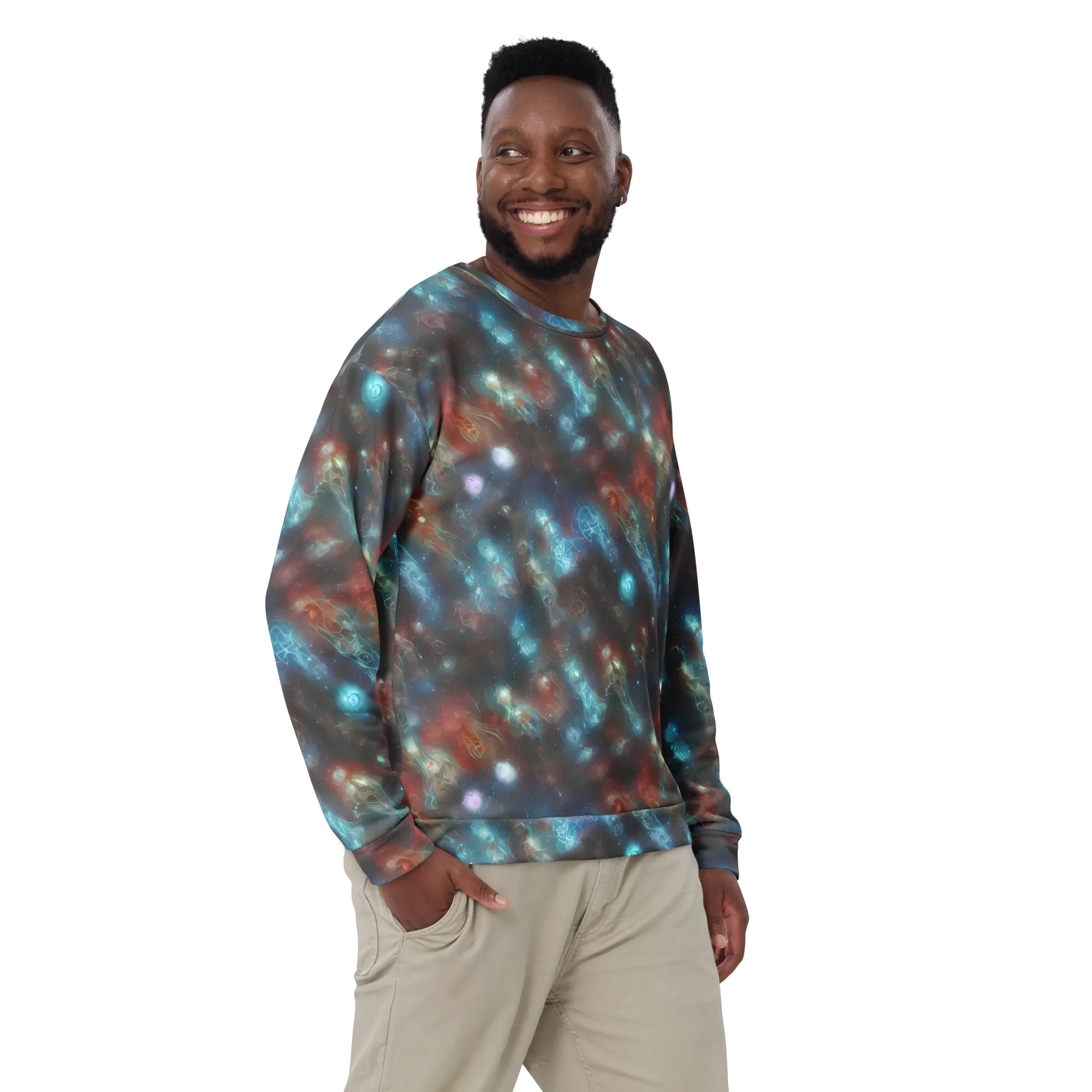 Astral Jellyfish on Sweatshirt — Front