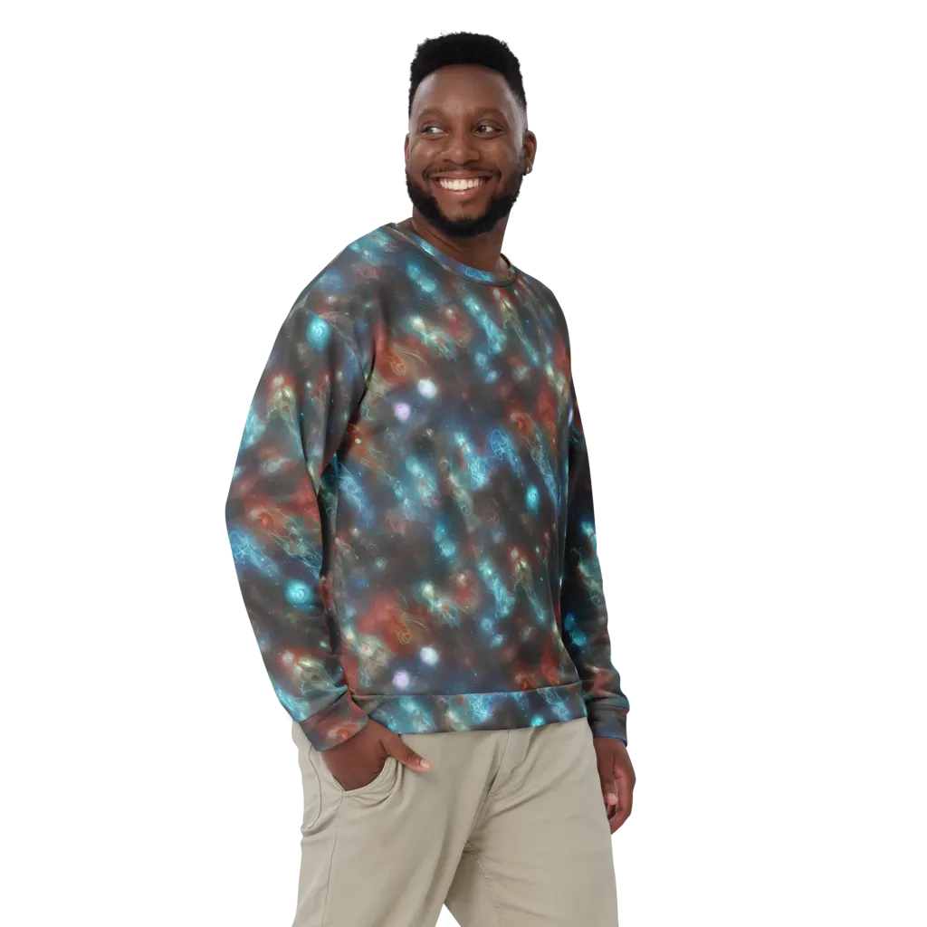 Astral Jellyfish on Sweatshirt — Front