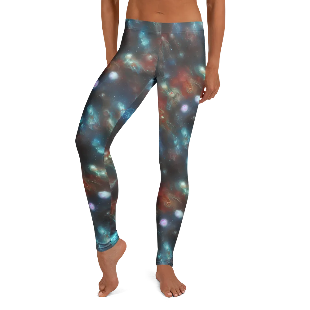 Astral Jellyfish on Leggings — Front
