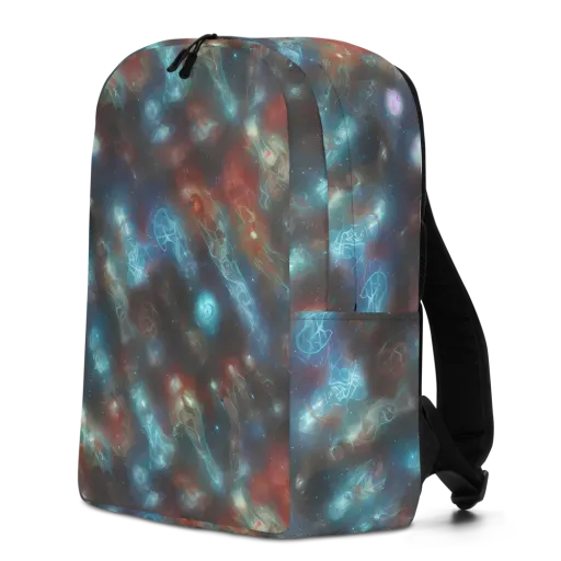 Astral Jellyfish on a Minimalist Backpack