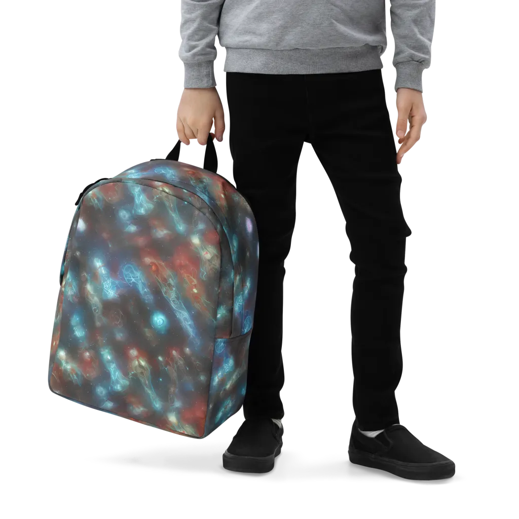Astral Jellyfish on Minimalist Backpack — Zoomed-in
