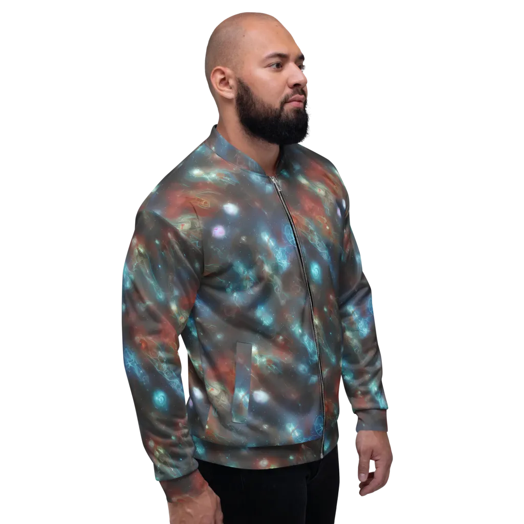 Astral Jellyfish on Bomber Jacket — Right
