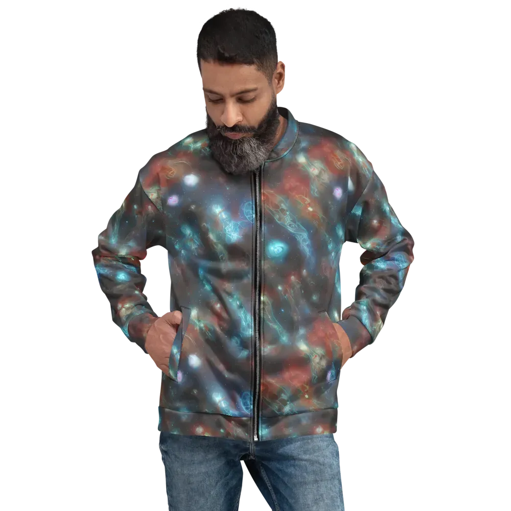 Astral Jellyfish on Bomber Jacket — Front