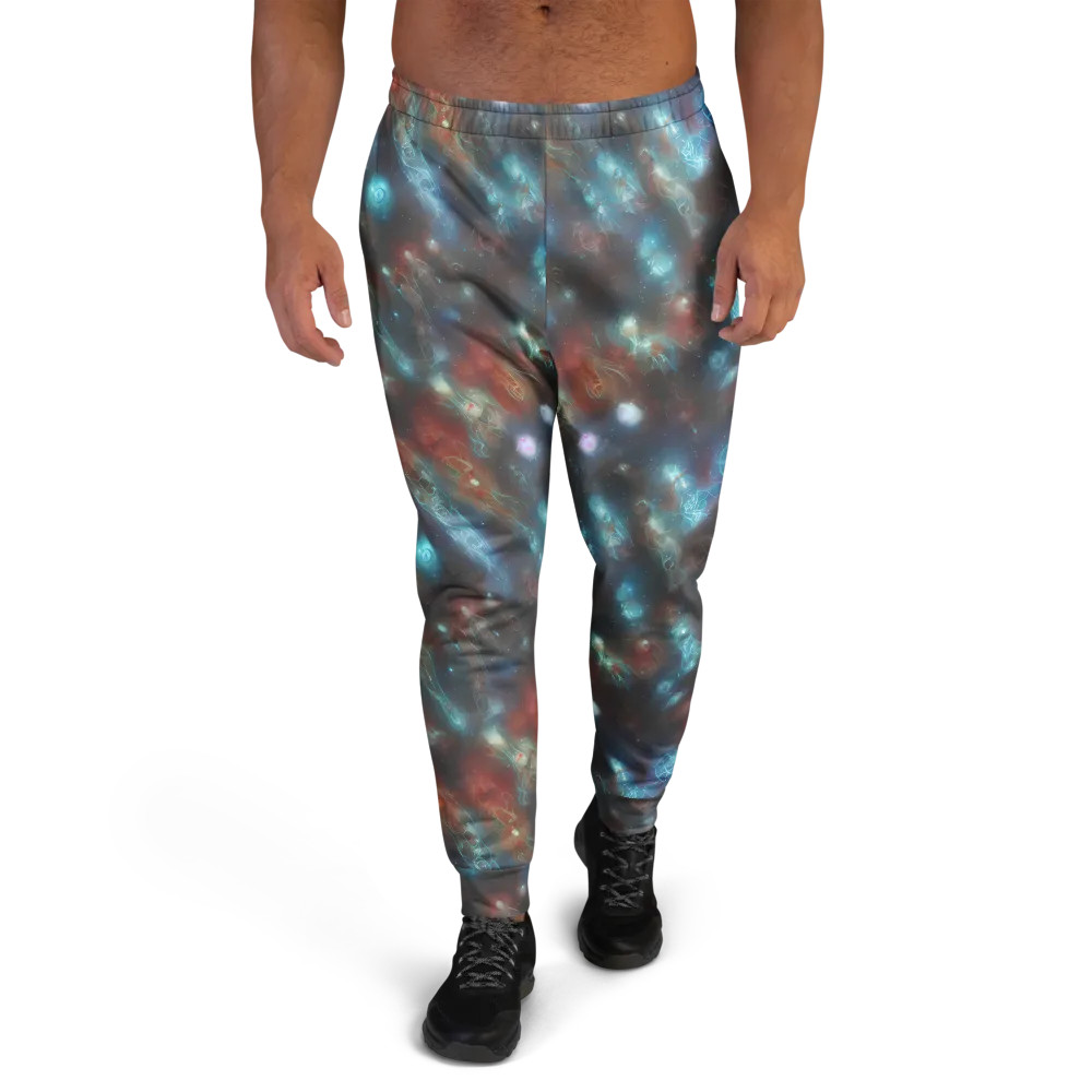 Astral Jellyfish on Men's Joggers — Front