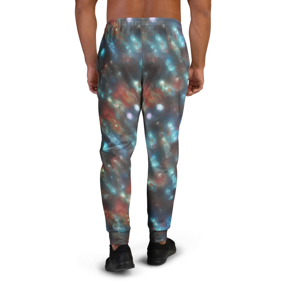 Astral Jellyfish on Men's Joggers — Back