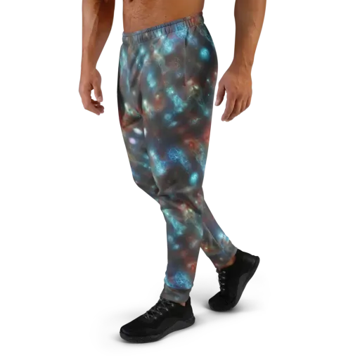 Astral Jellyfish on a Men's Joggers