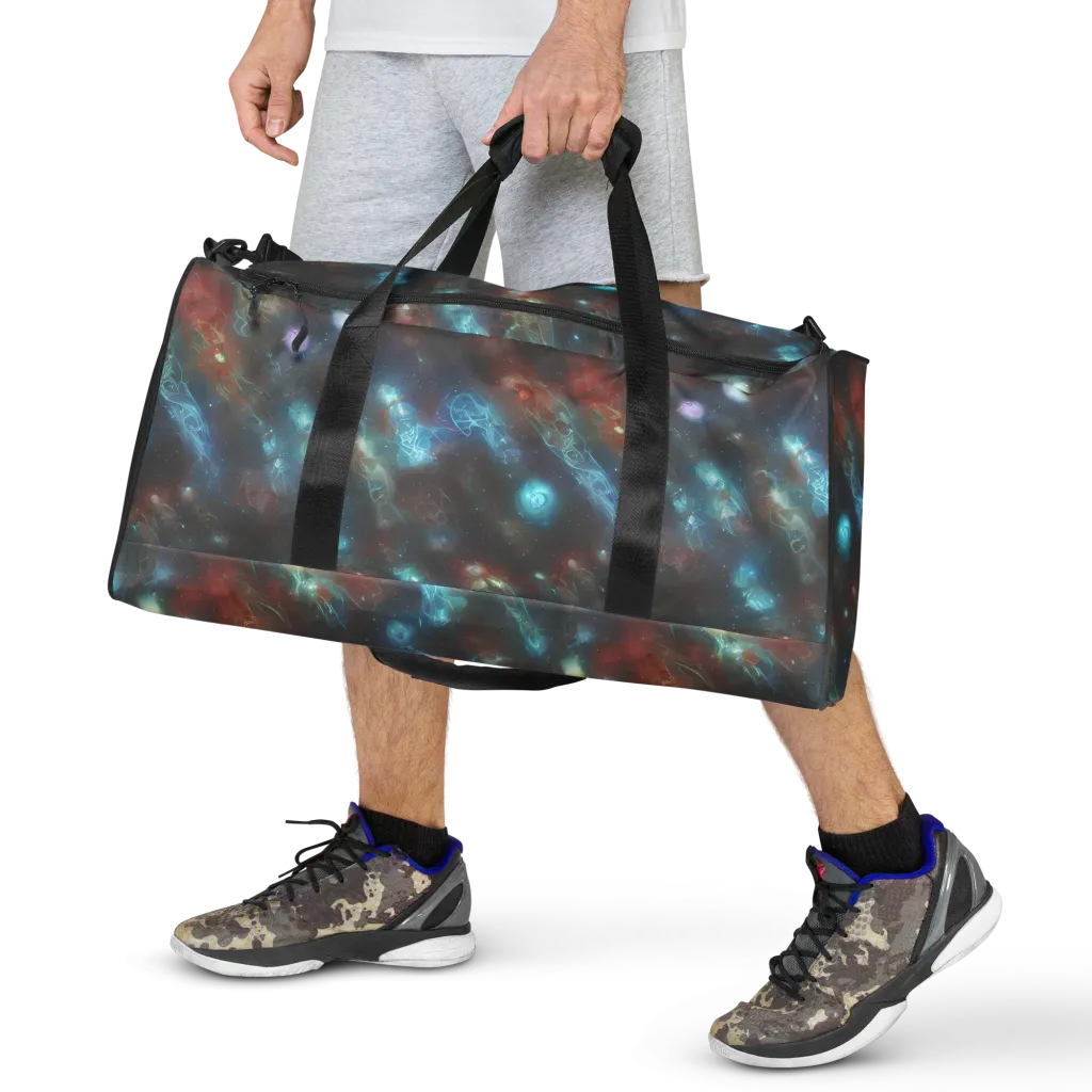 Astral Jellyfish on Duffle Bag — Front