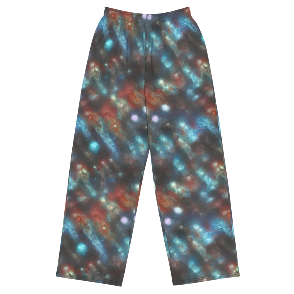 Astral Jellyfish on Wide-Leg Pants — Front