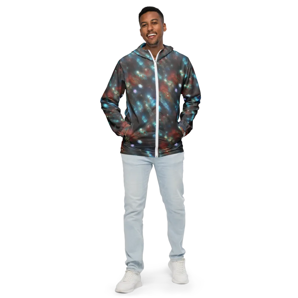 Astral Jellyfish on Men's Windbreaker — Front