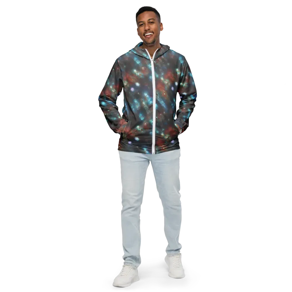 Astral Jellyfish on Men's Windbreaker — Front