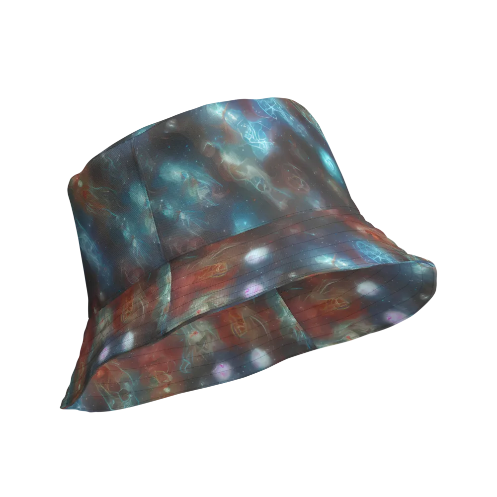 Astral Jellyfish on Reversible Bucket Hat — Product details Outside