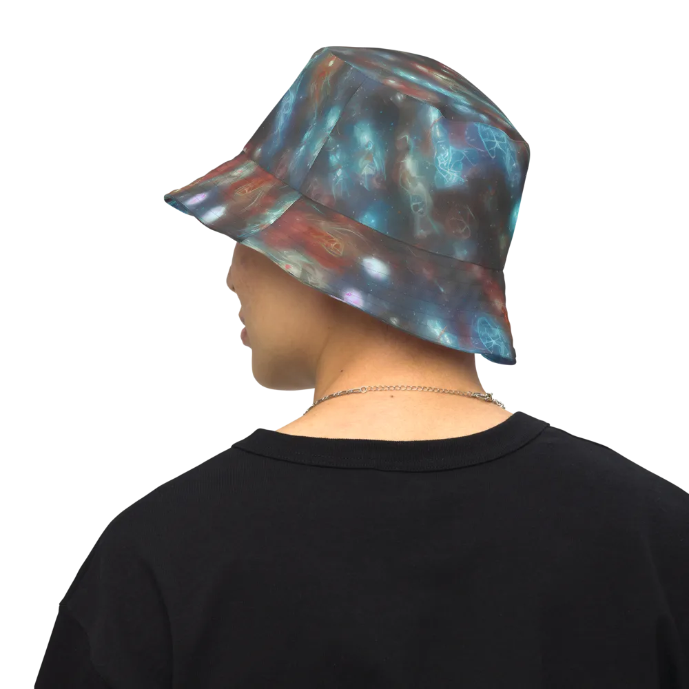 Astral Jellyfish on Reversible Bucket Hat — Back Inside