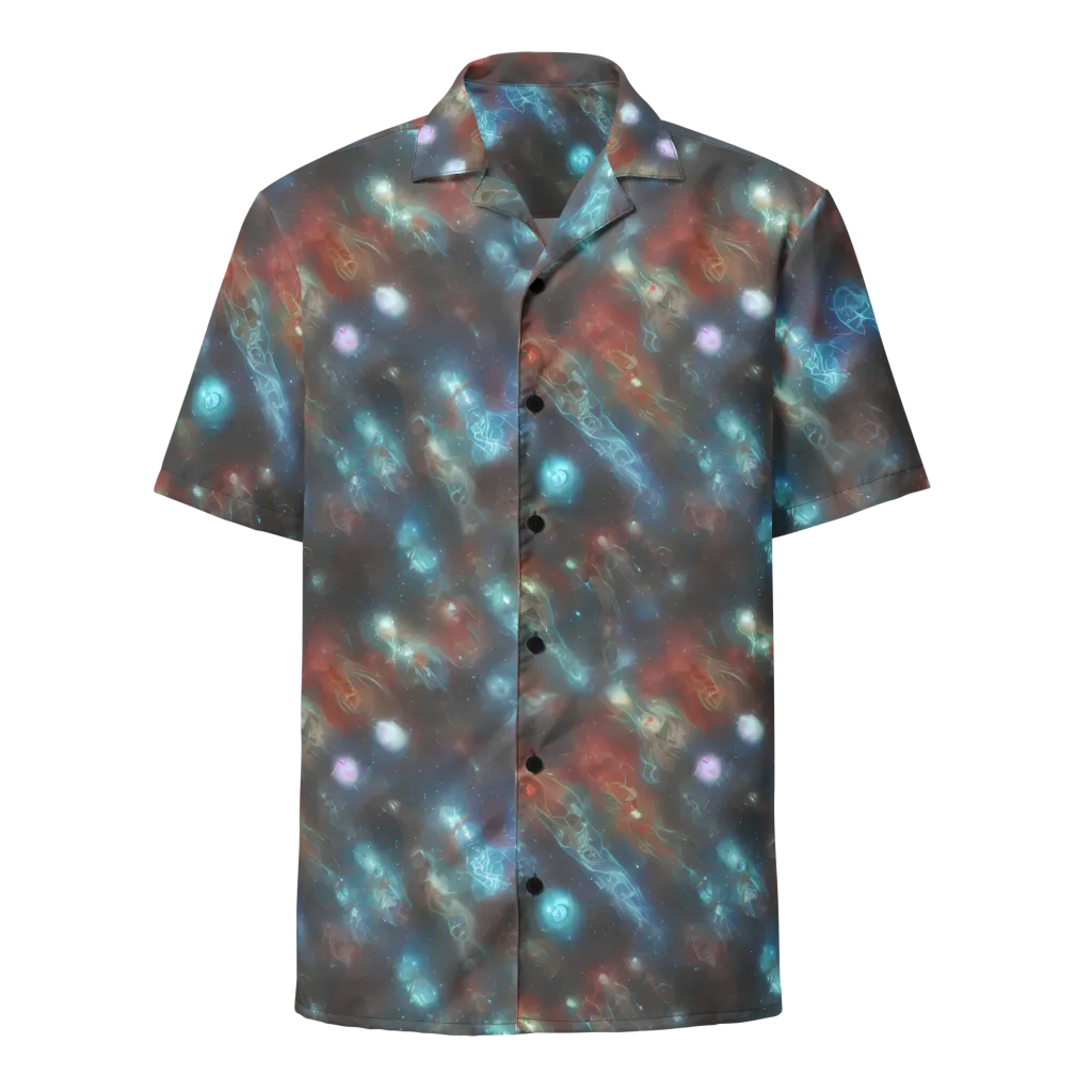 Astral Jellyfish on Button Shirt — Front