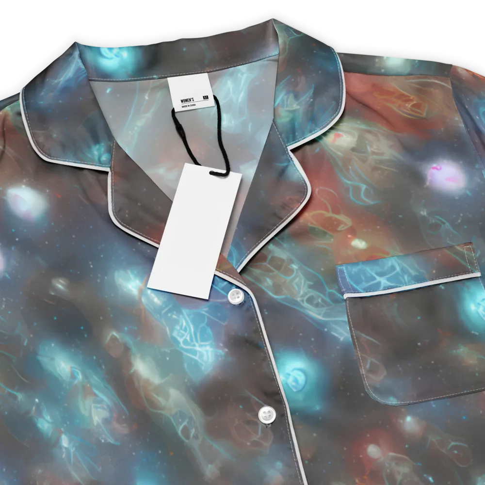 Astral Jellyfish on Women's Short Sleeve Pajama Top — Product details