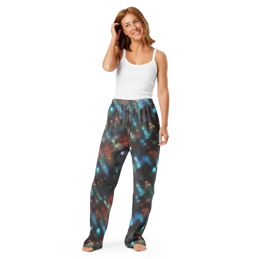 Astral Jellyfish on a Women's Pajama Pants