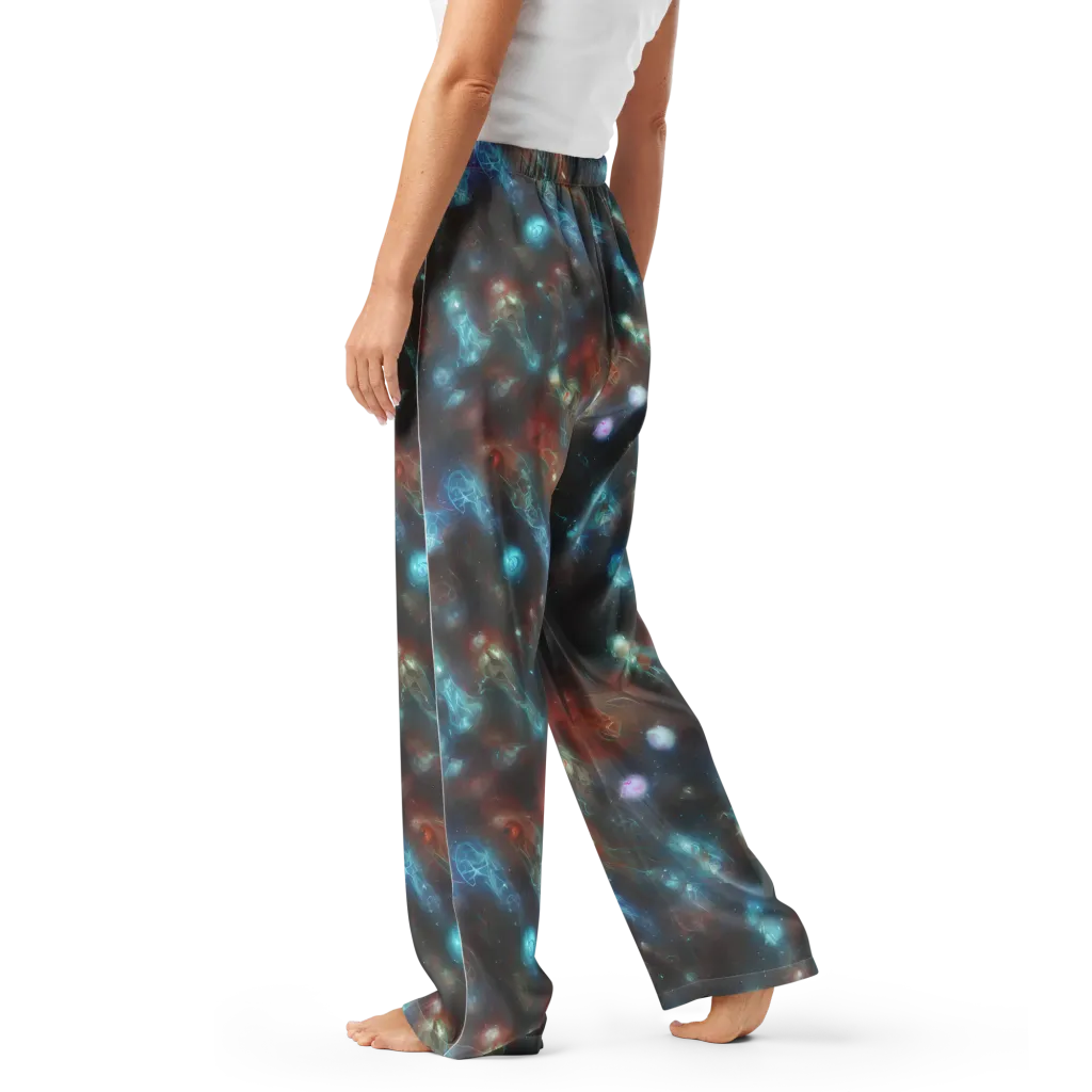 Astral Jellyfish on Women's Pajama Pants — Left