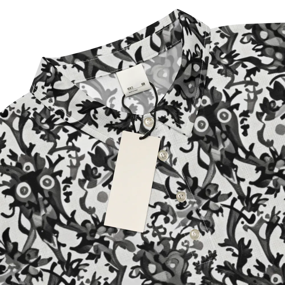 Inkwood Owls on Men's Slim Fit Polo Shirt — Product details