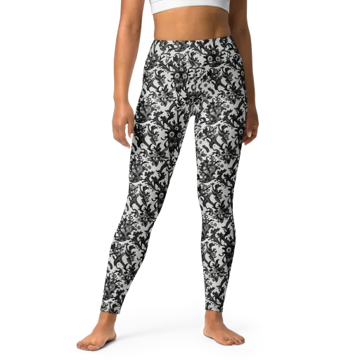 Inkwood Owls on a Yoga Leggings