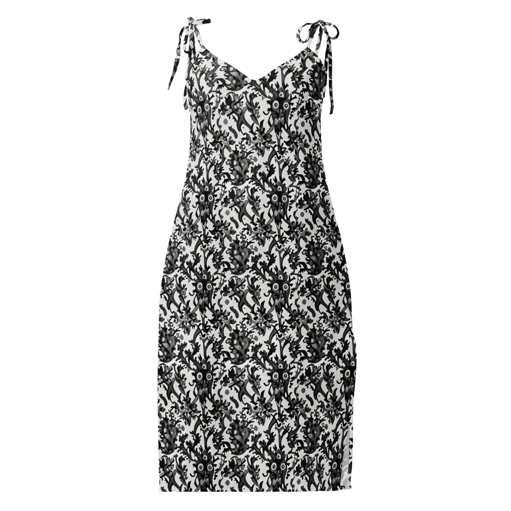 Inkwood Owls on Slip Dress — Front