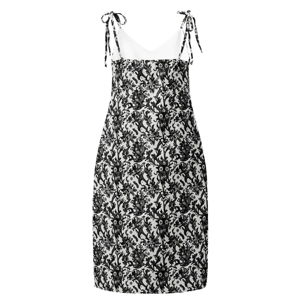 Inkwood Owls on Slip Dress — Back