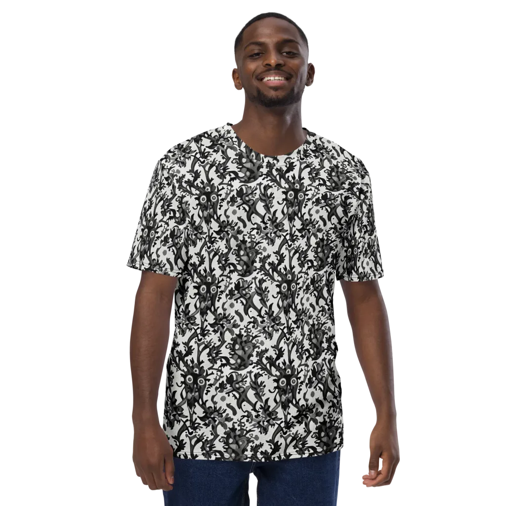 Inkwood Owls on Men's Crew Neck T-Shirt — Front