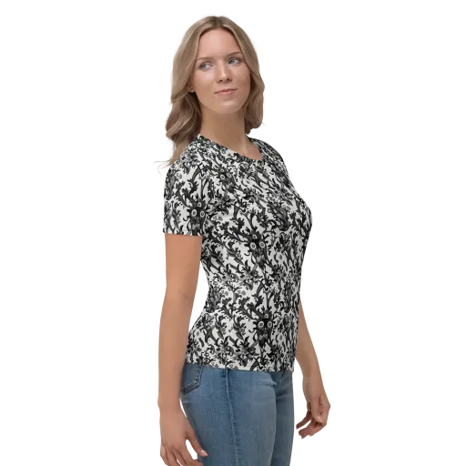 Inkwood Owls on a Women's Crew Neck T-Shirt