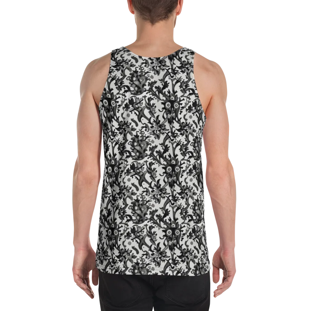 Inkwood Owls on Men's Tank Top — Back