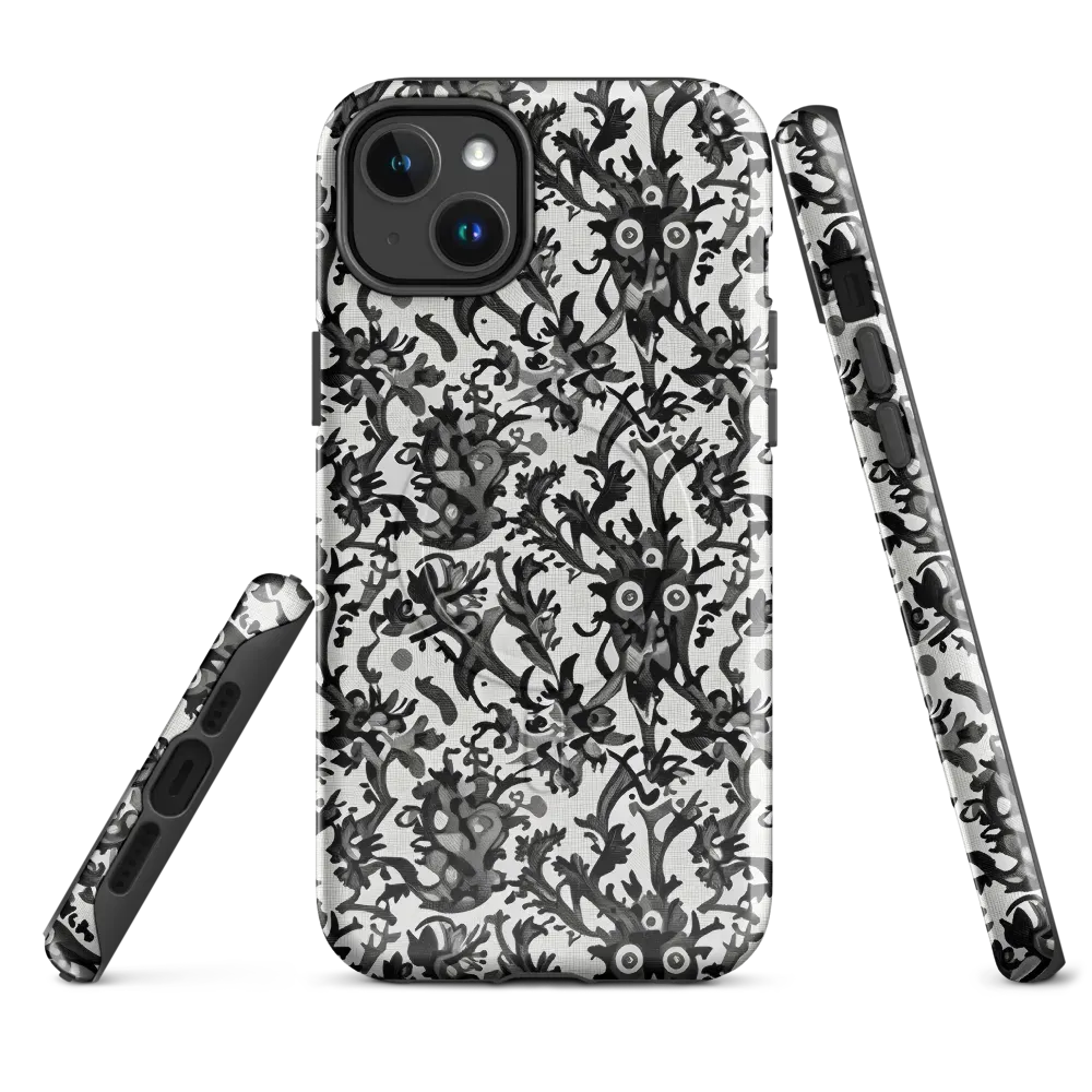 Inkwood Owls on MagSafe Tough Case for iPhone® — Front