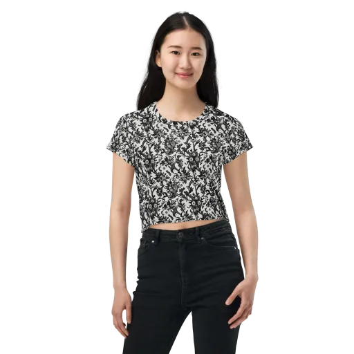 Inkwood Owls on a Crop Tee