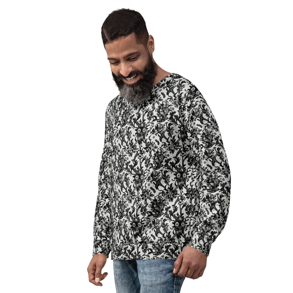 Inkwood Owls on Sweatshirt — Left Front
