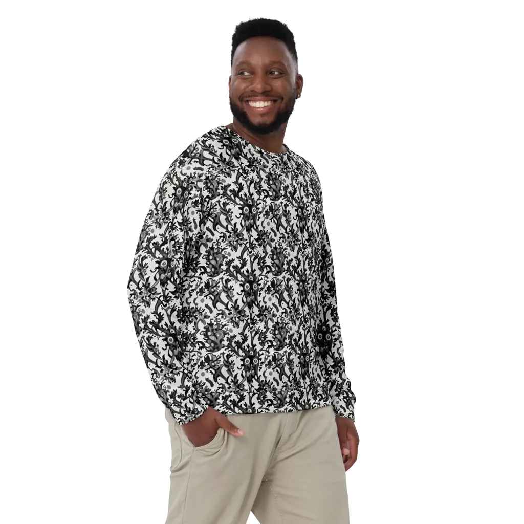 Inkwood Owls on Sweatshirt — Front