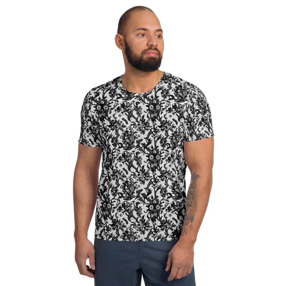 Inkwood Owls on Men's Athletic T-Shirt — Front