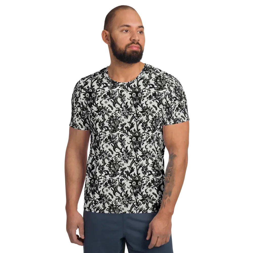 Inkwood Owls on Men's Athletic T-Shirt — Front