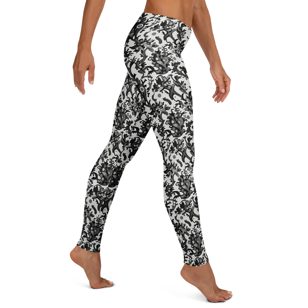 Inkwood Owls on Leggings — Right