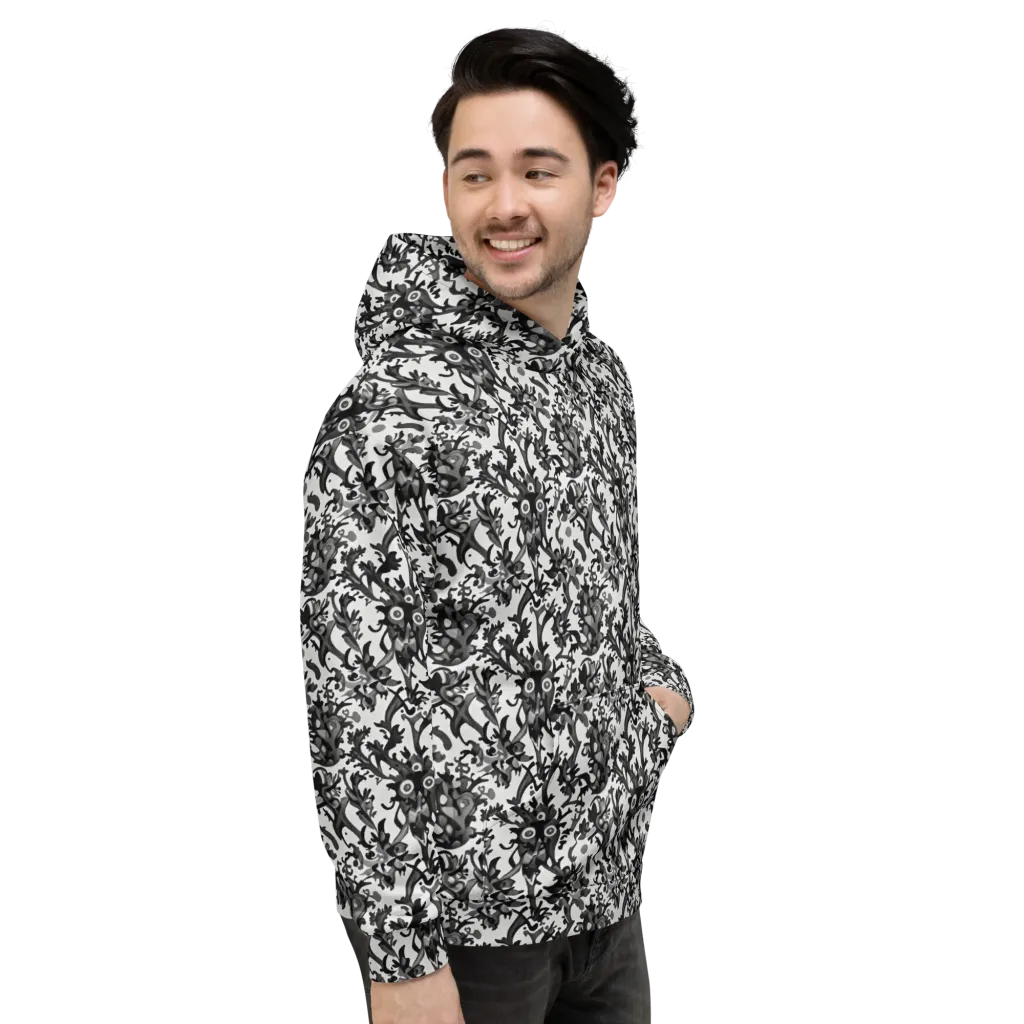 Inkwood Owls on Hoodie — Right